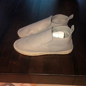 ·
Soft leather Vince booties with a low shaft.